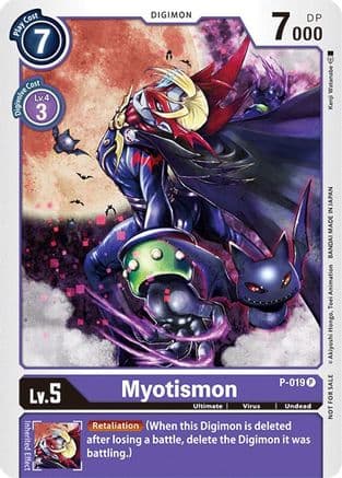 Myotismon - P-019 — Digimon Promotion Cards