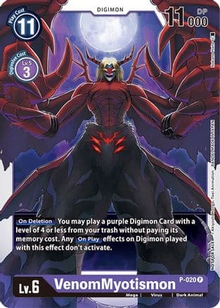VenomMyotismon - P-020 — Digimon Promotion Cards