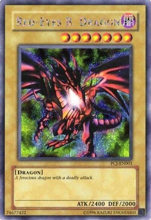 Red-Eyes B. Dragon — Power of Chaos: Joey the Passion Yu-Gi-Oh! card by KAZUKI TAKAHASHI
