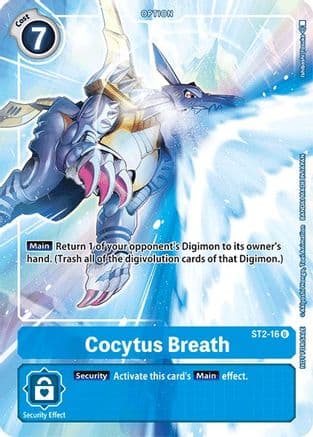 Cocytus Breath - ST2-16 (Tamer's Evolution Box) — Digimon Card Game card