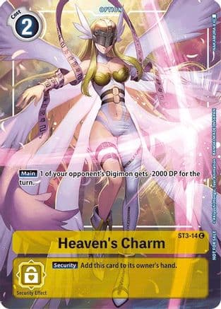 Heaven's Charm - ST3-14 (Tamer's Evolution Box) — Digimon Card Game card