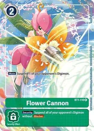 Flower Cannon - BT1-110 (Tamer's Evolution Box) — Release Special Booster 1.0