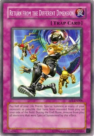 Return from the Different Dimension — Yu-Gi-Oh! card