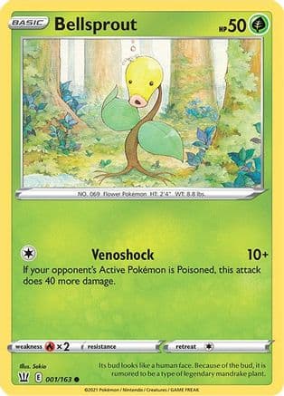 Bellsprout — SWSH05: Battle Styles Pokémon TCG card by Sekio