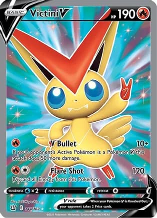Victini V (Full Art) — SWSH05: Battle Styles