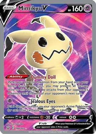 Mimikyu V (Full Art) — Pokémon TCG card