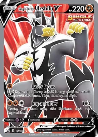 Single Strike Urshifu V (Full Art) — SWSH05: Battle Styles