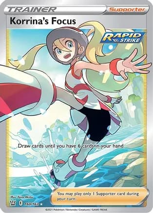 Korrina's Focus (Full Art) — SWSH05: Battle Styles