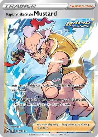 Rapid Strike Style Mustard (Full Art) — SWSH05: Battle Styles