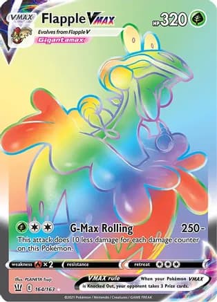 Flapple VMAX (Secret) — SWSH05: Battle Styles