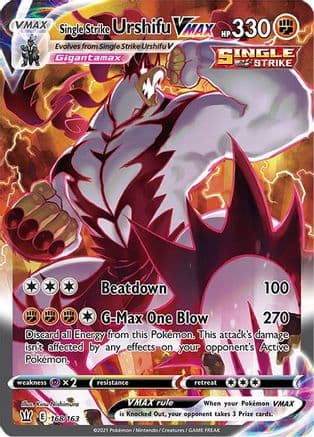 Single Strike Urshifu VMAX (Alternate Art Secret) — Pokémon TCG card