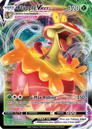 Flapple VMAX — SWSH05: Battle Styles Pokémon TCG card by PLANETA Tsuji