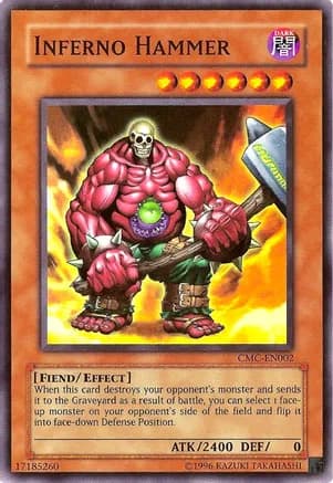 Inferno Hammer (Capsule Monster Coliseum) — Yu-Gi-Oh! Video Game Promotional Cards