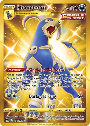 Houndoom (Secret) — Pokémon TCG card