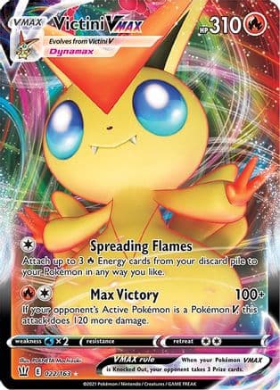 Victini VMAX — SWSH05: Battle Styles Pokémon TCG card by PLANETA Mochizuki