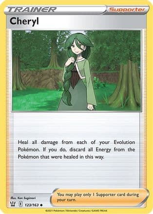 Cheryl — SWSH05: Battle Styles Pokémon TCG card by Ken Sugimori