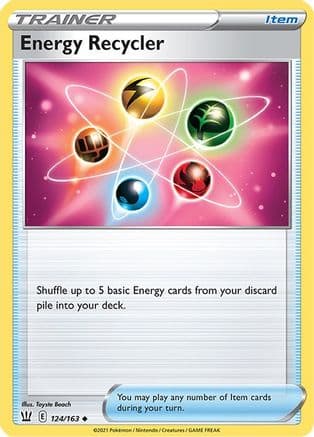 Energy Recycler — SWSH05: Battle Styles Pokémon TCG card by Toyste Beach