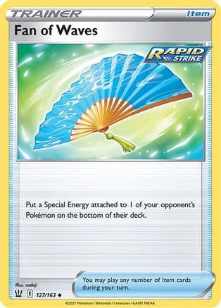 Fan of Waves — SWSH05: Battle Styles Pokémon TCG card by sadaji