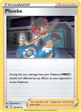 Phoebe — SWSH05: Battle Styles Pokémon TCG card by GAME FREAK inc.