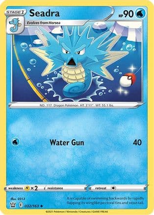 Seadra — SWSH05: Battle Styles Pokémon TCG card by 0313