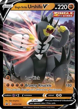 Single Strike Urshifu V - SWSH106 — SWSH: Sword & Shield Promo Cards