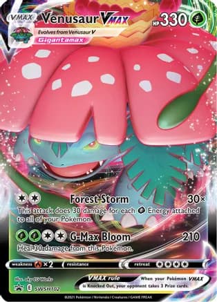 Venusaur VMAX - SWSH102 — SWSH: Sword & Shield Promo Cards