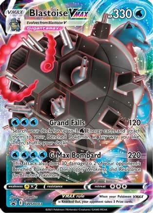 Blastoise VMAX - SWSH103 — SWSH: Sword & Shield Promo Cards