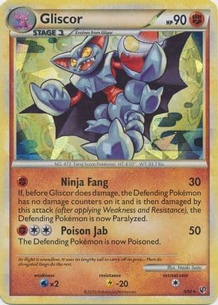 Gliscor - 4/90 (Cracked Ice Holo) — Blister Exclusives Pokémon TCG card by Noki Saito