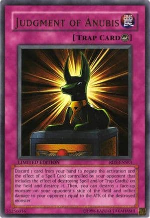 Judgment of Anubis — Yu-Gi-Oh! card