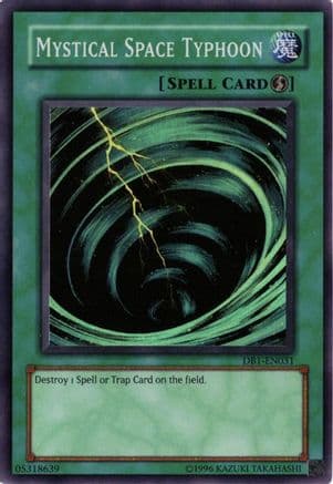 Mystical Space Typhoon — Yu-Gi-Oh! card