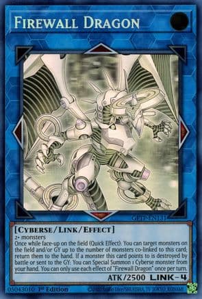 Firewall Dragon (Ghost Rare) — Ghosts From the Past Yu-Gi-Oh! card by Konami