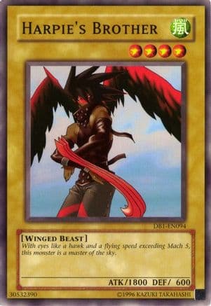 Harpie's Brother — Dark Beginning 1 Yu-Gi-Oh! card by KAZUKI TAKAHASHI