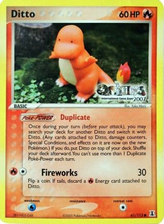 Ditto - 61/113 (Origins International Game Expo 2007) — Nintendo Promos