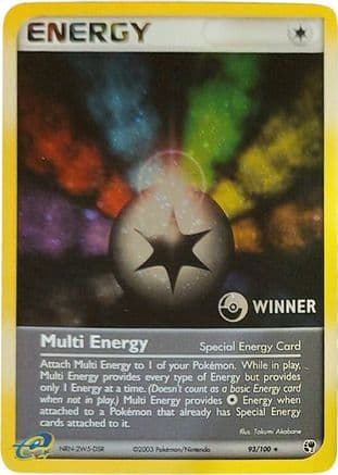 Multi Energy (Special) - 93/100 [Winner] — League & Championship Cards Pokémon TCG card by Atsushi Nishida