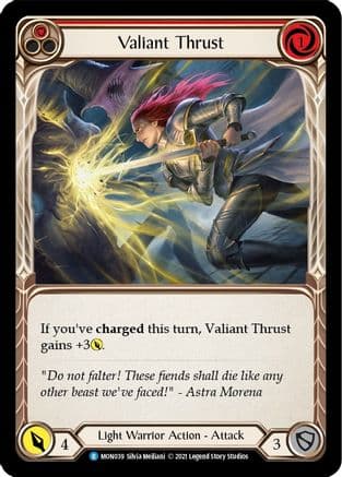 Valiant Thrust (Red) — Monarch