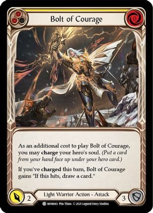 Bolt of Courage (Yellow) — Monarch