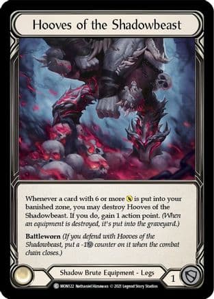 Hooves of the Shadowbeast — Monarch Flesh and Blood card by Nathaniel Himawan