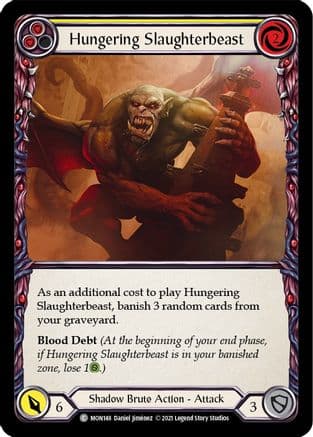 Hungering Slaughterbeast (Yellow) — Monarch