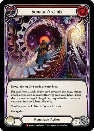Sonata Arcanix — Monarch Flesh and Blood card by Saad Irfan