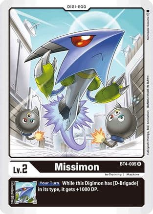 Missimon — Great Legend Digimon Card Game card by Sanosuke Sakuma