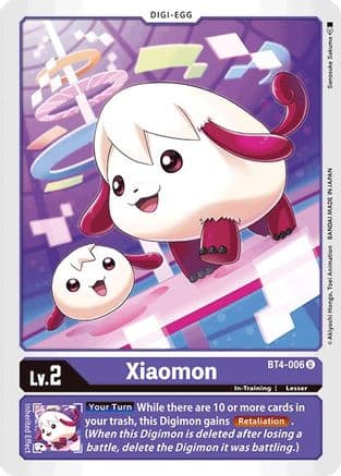 Xiaomon — Great Legend Digimon Card Game card by Sanosuke Sakuma