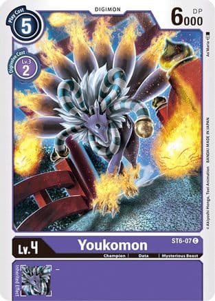 Youkomon — Starter Deck 06: Venomous Violet Digimon Card Game card by As'Maria