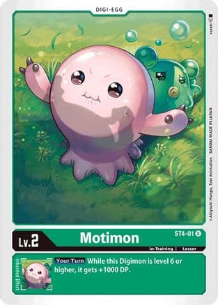 Motimon — Starter Deck 04: Giga Green Digimon Card Game card by sasasi