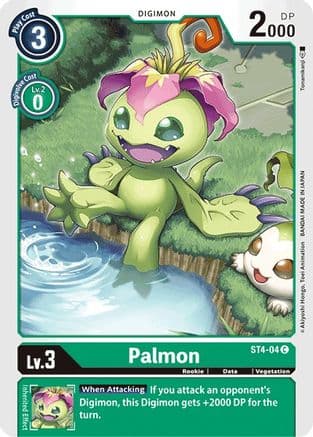 Palmon — Starter Deck 04: Giga Green Digimon Card Game card by Tonamikanji