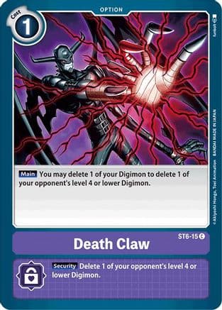 Death Claw — Digimon Card Game card