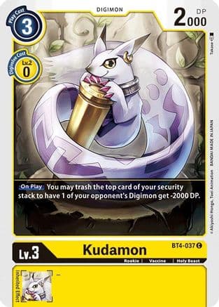 Kudamon — Great Legend Digimon Card Game card by Takase