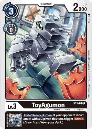 ToyAgumon — Starter Deck 05: Machine Black Digimon Card Game card by Takase