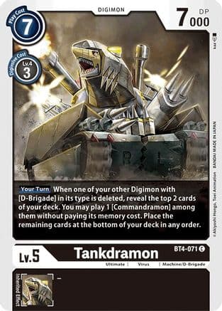 Tankdramon — Great Legend
