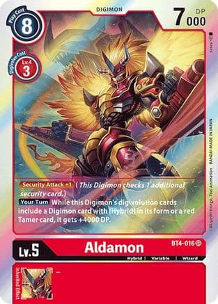 Aldamon — Great Legend Digimon Card Game card by Akiyoshi / Toei Animation