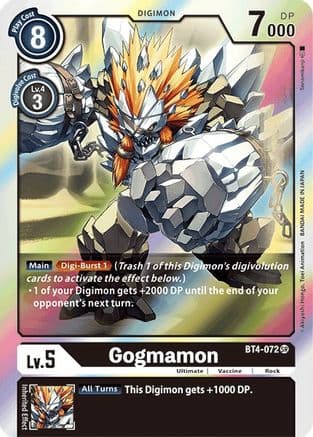 Gogmamon — Great Legend Digimon Card Game card by Tomonori